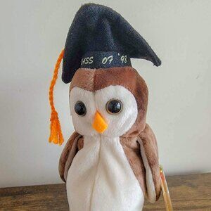 Class of 1998 Wise Owl Graduation TY Beanie Babies